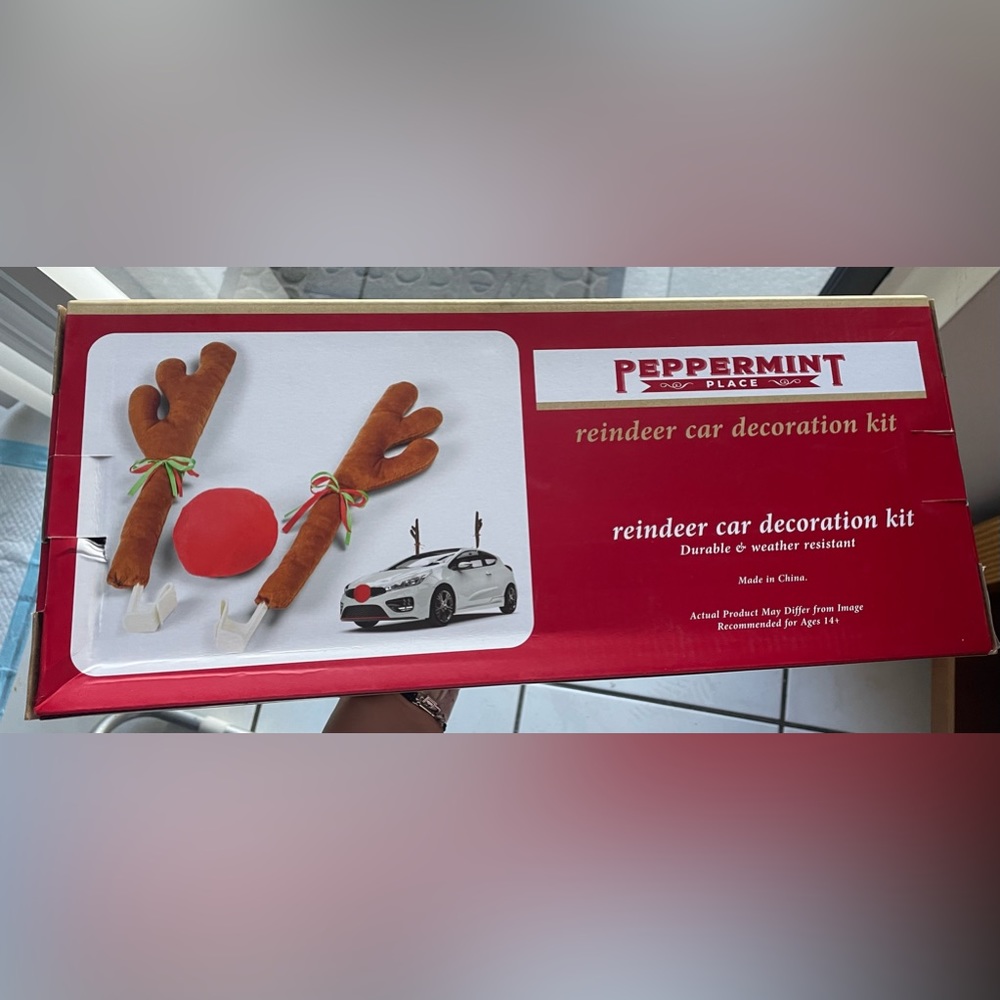 CAR DECORATION KIT CHRISTMAS CAR ACCESSORIES DECOR